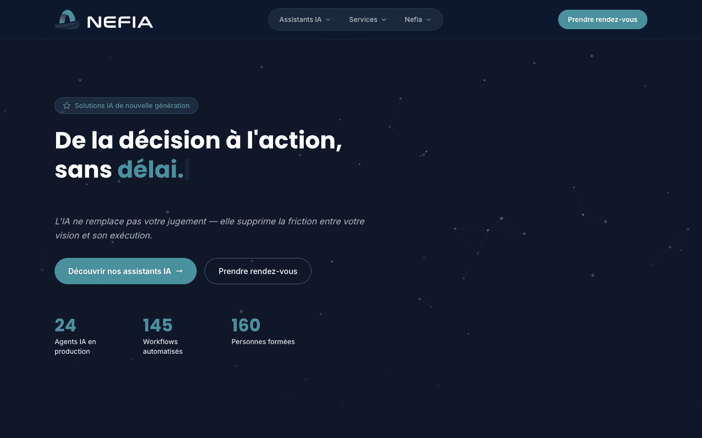 Aperçu du site Nefia